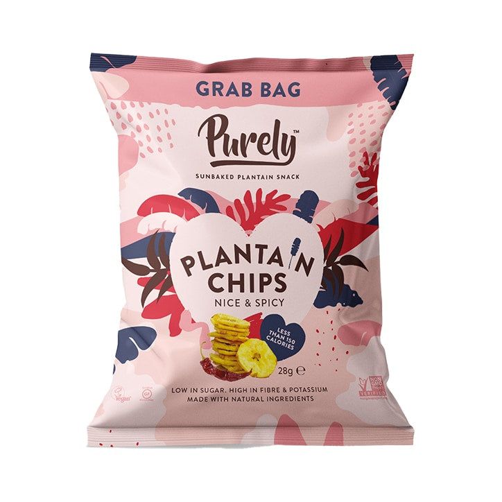 Purely Plantain Chips Nice & Spicy 28g Nice & Spicy
