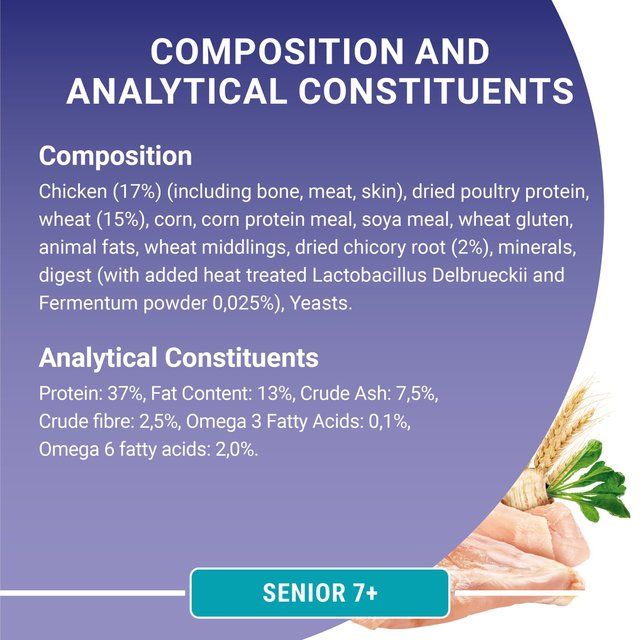 Purina One Senior 7+ Chicken Dry Cat Food 750g