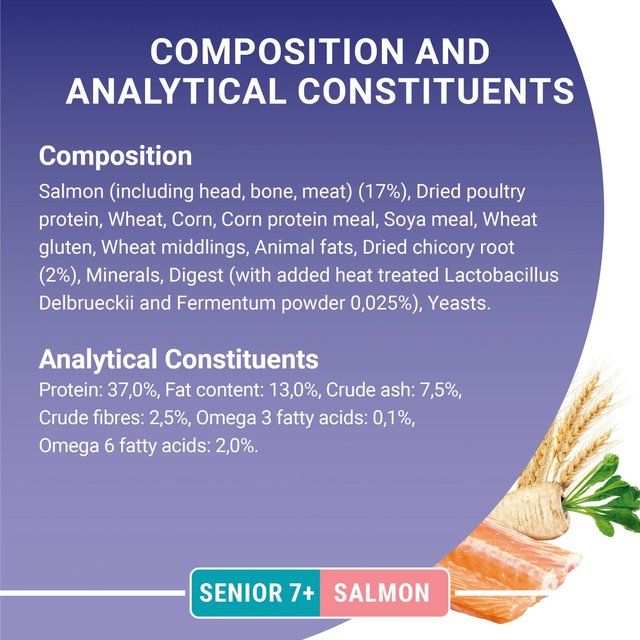 Purina One Senior 7+ Salmon Dry Cat Food 750g