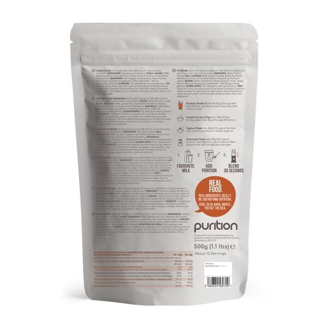 Purition Almond Wholefood Nutrition Powder 500g