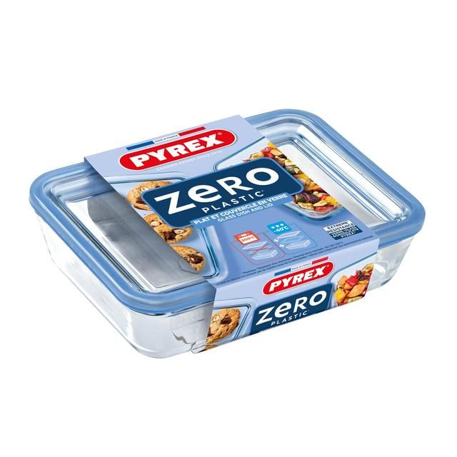 Pyrex Zero Plastic Glass Storage Container 0.8l