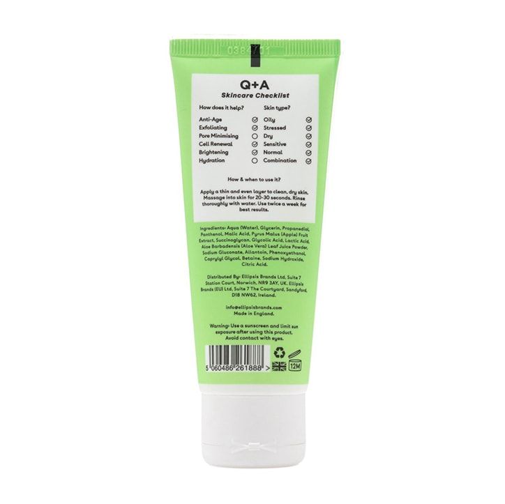 Q+A Apple AHA Exfoliating Gel 75ml
