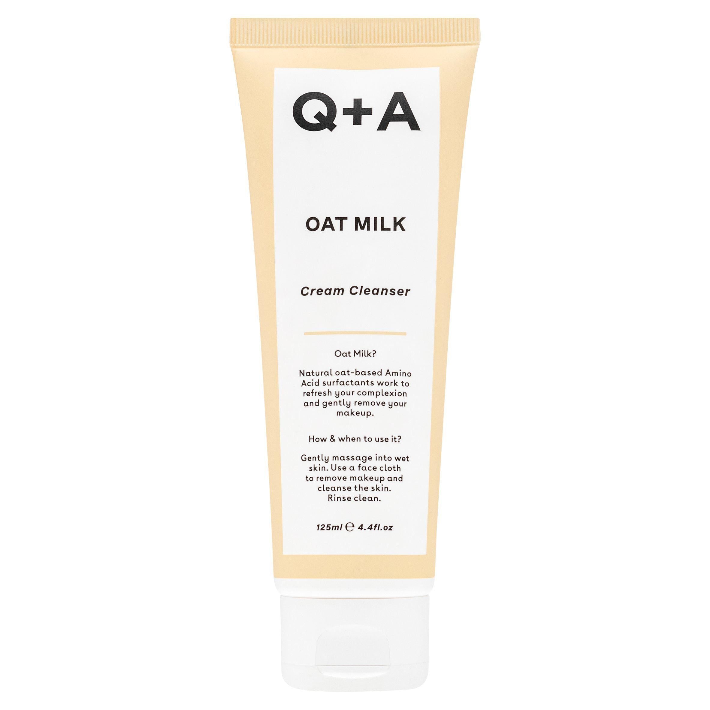 Q+A Oat Milk Cream Cleanser 125ml