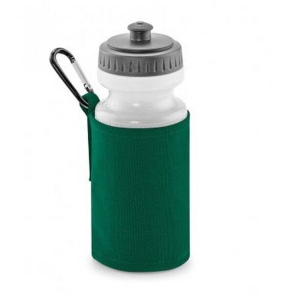 Quadra Water Bottle And Fabric Sleeve Holder (Pack of 2) Bottle Green