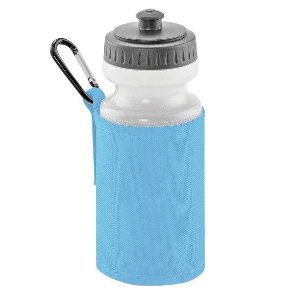 Quadra Water Bottle And Fabric Sleeve Holder Sky Blue