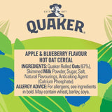 Quaker Oat So Simple Apple & Blueberry Porridge Cereal Pot 57g