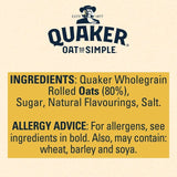 Quaker Oat So Simple Banana Porridge Cereal Sachets 10 per pack