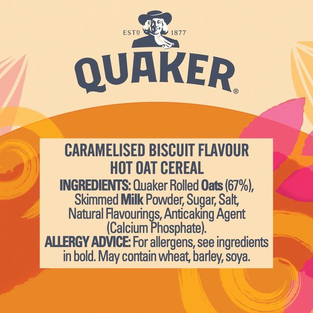Quaker Oat So Simple Caramelised Biscuit Porridge Cereal Pot 57g