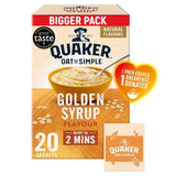 Quaker Oat So Simple Family Pack Golden Syrup Porridge Sachets Cereal 20 per pack