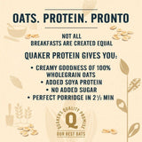 Quaker Oat So Simple Protein Porridge Cereal Pot Original 49g