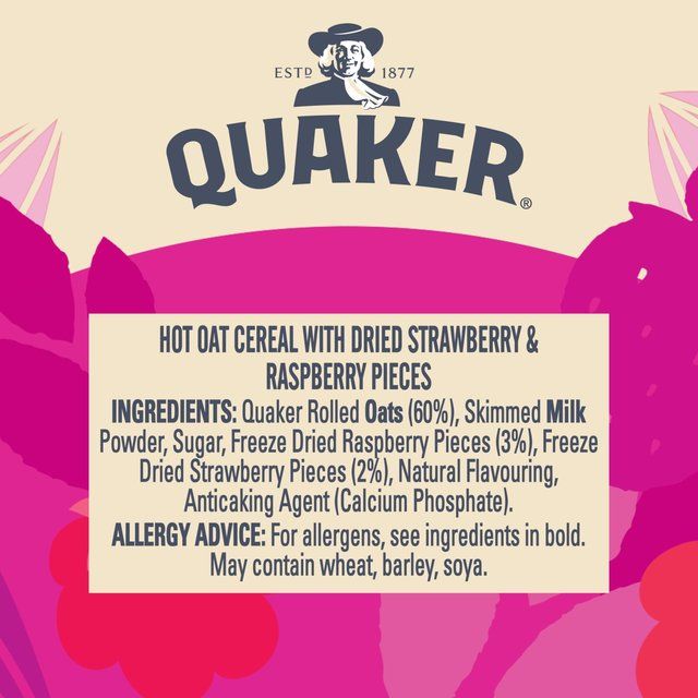 Quaker Oat So Simple Summer Berries Porridge Cereal Pot 58g