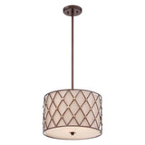 Quoizel Brown Lattice 3 Light Medium Pendant