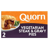 Quorn Vegetarian 2 Steak & Gravy Pies 400g