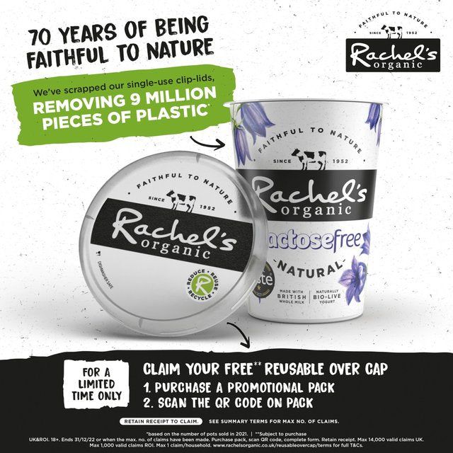 Rachel's Organic Lactose Free Natural 450g