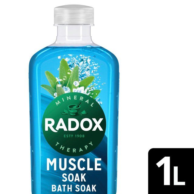 Radox Muscle Soak Bath Soak with Sage & Sea Minerals 1L