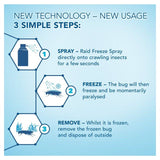 Raid Freeze Crawling Insects Spray 300ml