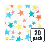 Recyclable Star Napkins 20 per pack