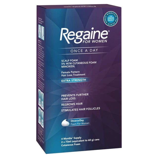 Regaine for Women Hereditary Hair Loss Treatment (4 months supply) 2 per pack