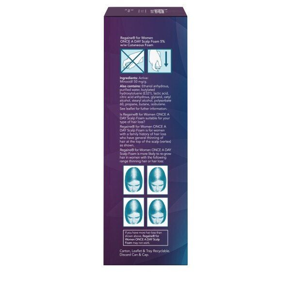 Regaine for Women Scalp Foam Hair Loss & Re-Growth 2x73ml
