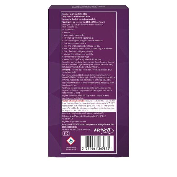 Regaine for Women Scalp Foam Hair Loss & Re-Growth 2x73ml
