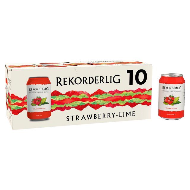 Rekorderlig Strawberry & Lime Cider 10 x 330ml