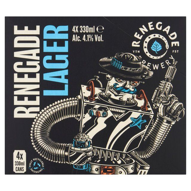 Renegade Lager 4 x 330ml