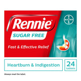 Rennie Sugar Free Spearmint Flavour Chewable Tablets x24