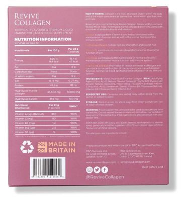 REVIVE COLLAGEN ENHANCED PLUS, 10,000MG, 14 X 22G SACHETS