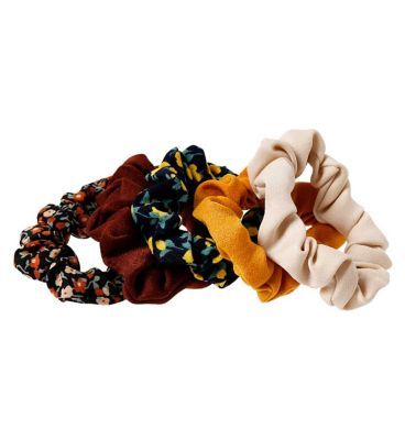 Ribbon & Asher Floral Scrunchie Five Pack
