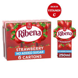 Ribena Stawberry Juice Cartons 6 x 250ml