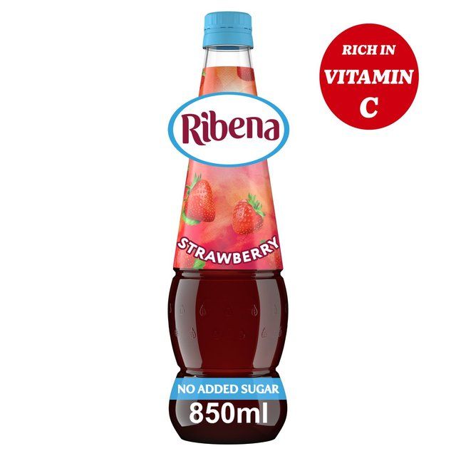 Ribena Strawberry No Added Sugar Squash 850ml