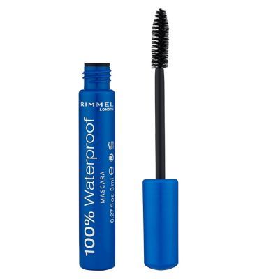 Rimmel 100% Waterproof Mascara Black Black