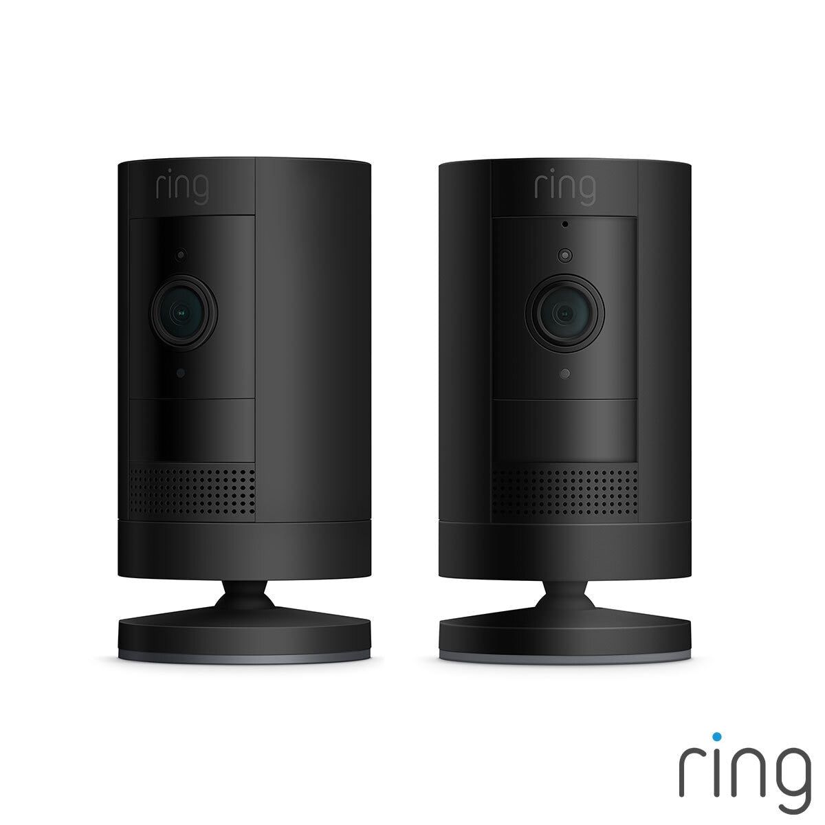 Ring Battery Stick Up Cam 2 Pack in Black
