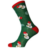 RJM Mens Christmas Socks (UK 7-11) Green / 1EA