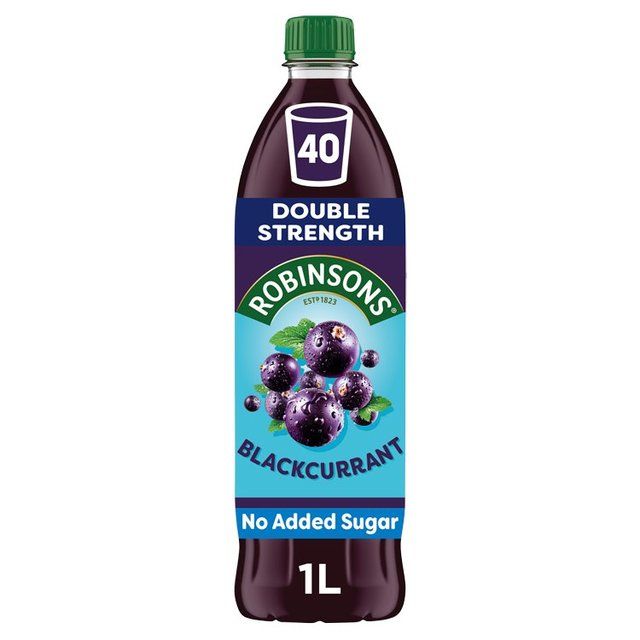 Robinsons Double Strength Blackcurrant Squash 1L
