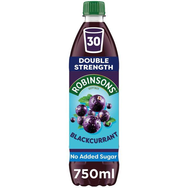 Robinsons Double Strength Blackcurrant Squash 750ml