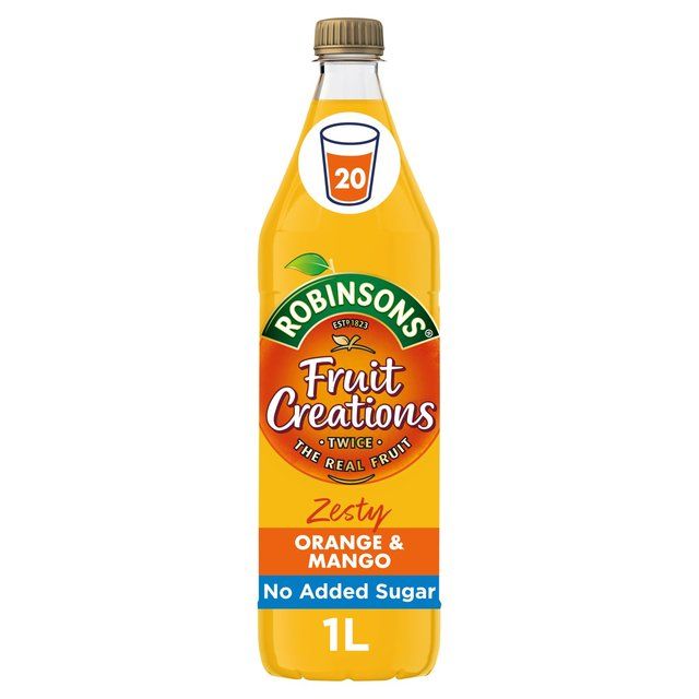 Robinsons Fruit Creations Orange & Mango No Added Sugar 1L