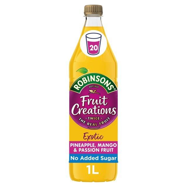 Robinsons Fruit Creations Pineapple Mango & Passionfruit No Added Sugar 1L