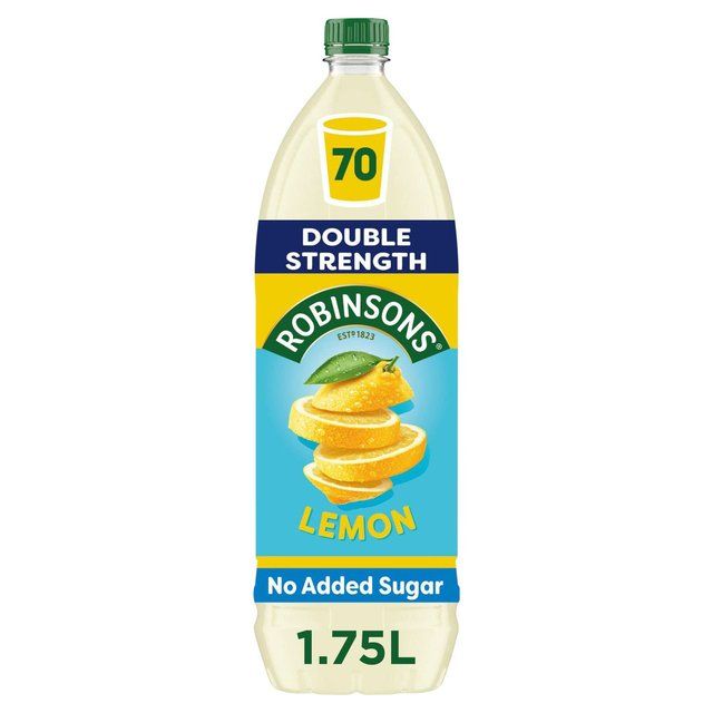 Robinsons Lemon No Added Sugar Double Concentrate 1.75L