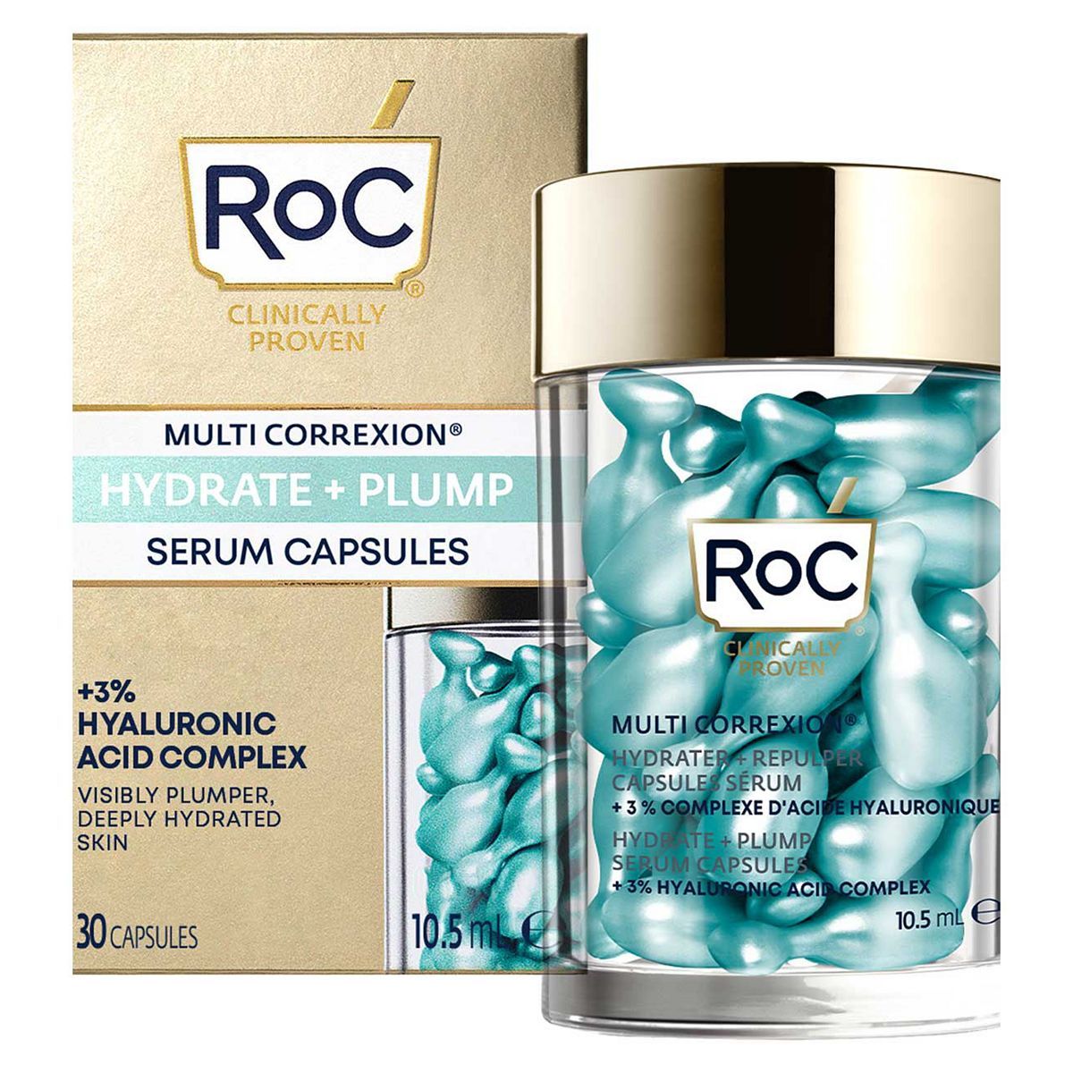 RoC®ufe0f Multi Correxion®ufe0f Hydrate + Plump Serum Capsules 10.5ml- 30 Capsules