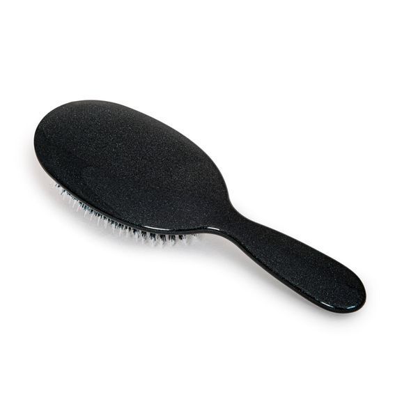 Rock & Ruddle Black Stardust Small Mix Bristle Hairbrush