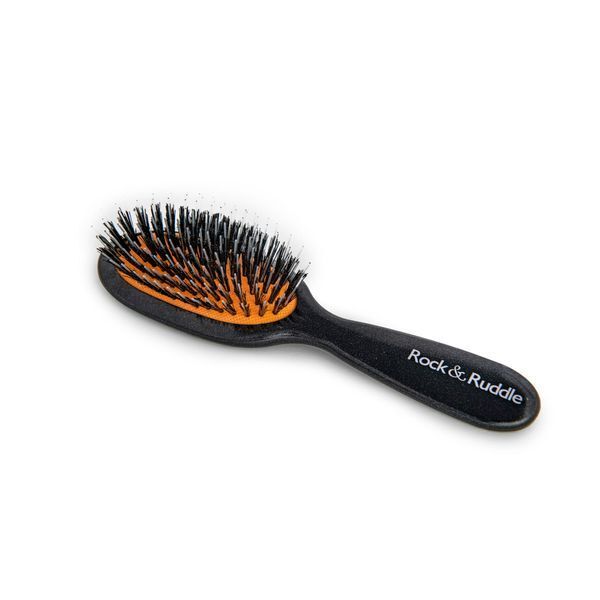 Rock & Ruddle Black Stardust Small Pure Bristle Hairbrush