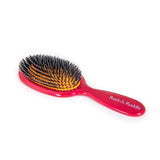 Rock & Ruddle Red Shimmer Small Mix Bristle Hairbrush