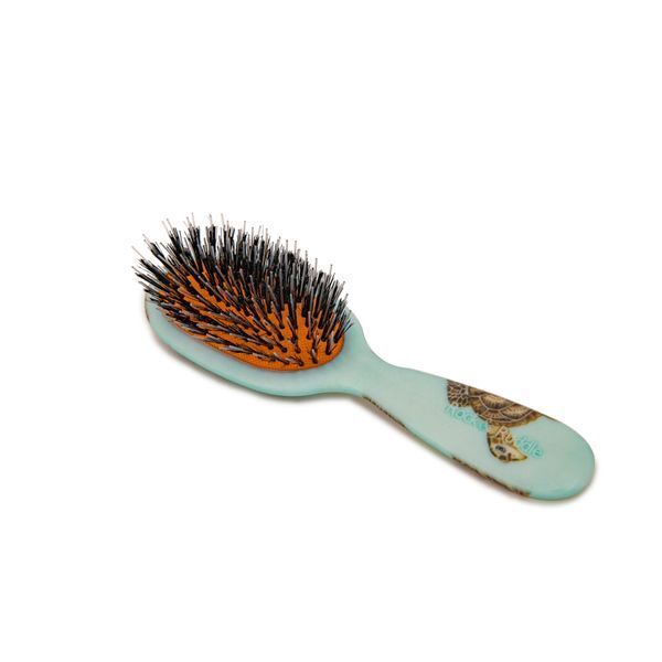 Rock & Ruddle Turtles Small Synthetic Bristle Hairbrush