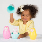 Rosa & Bo Stacking Toys - Rainbow Nesting Babies for Babies & Toddlers