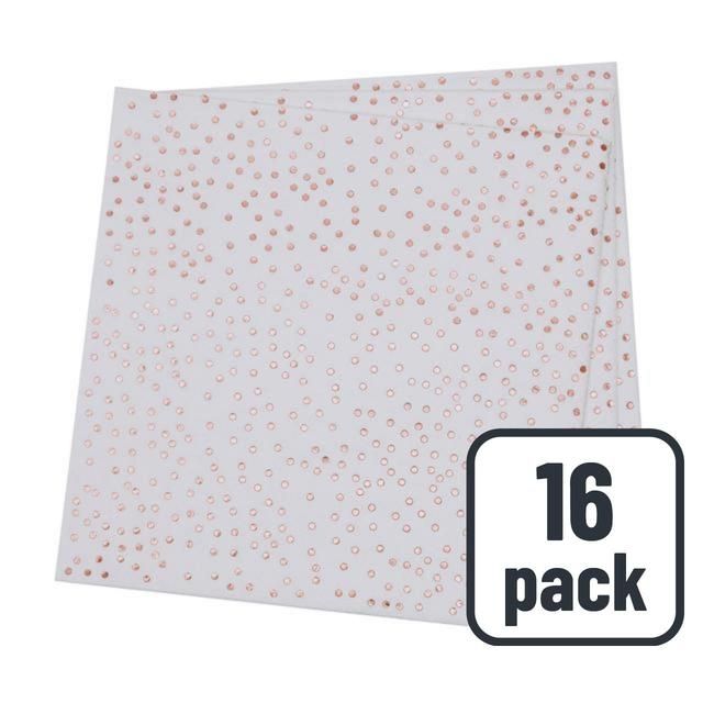 Rose Gold Dots Napkins 16 per pack
