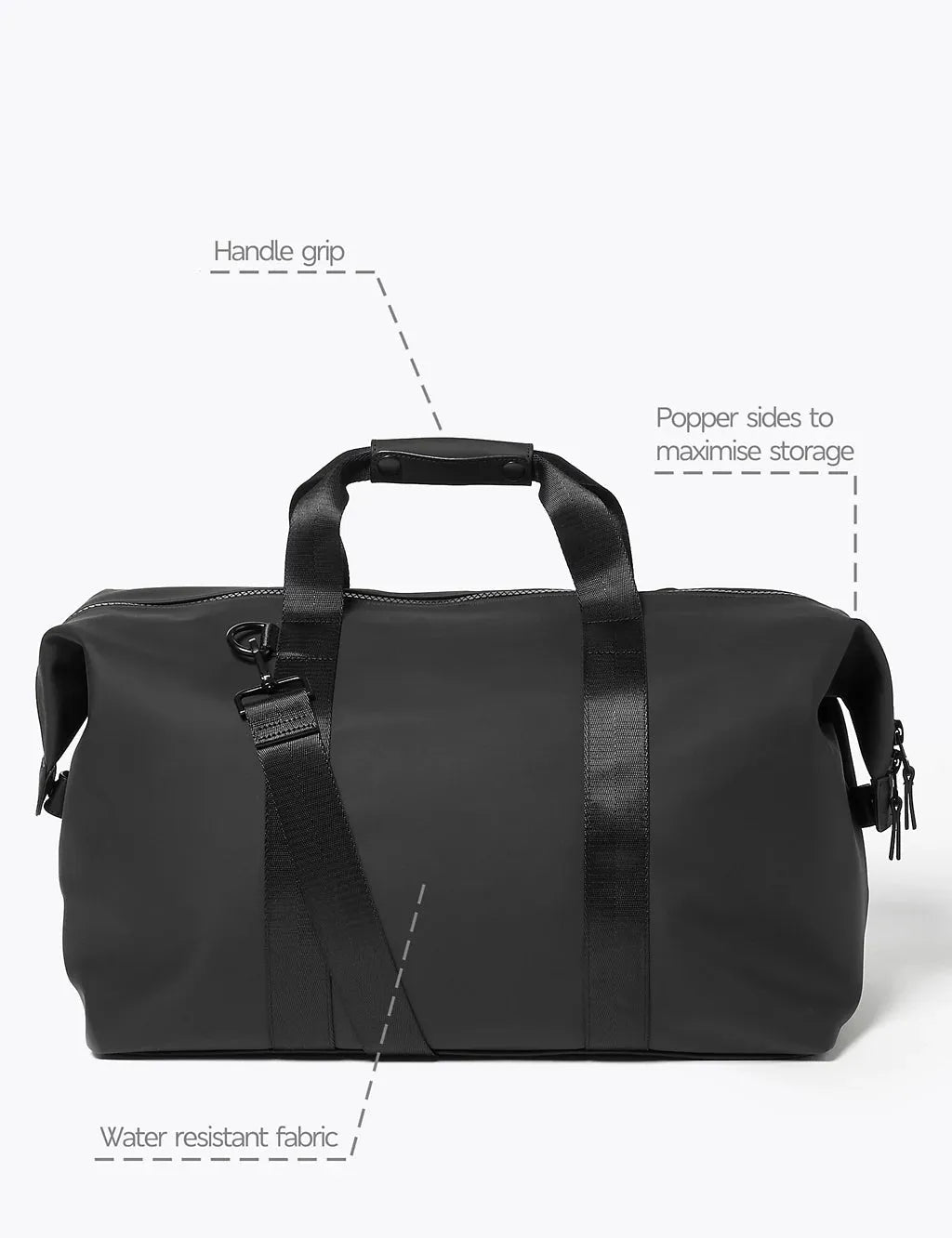 Rubberised Weekend Bag