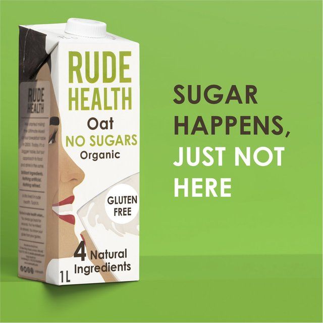 Rude Health No Sugars Oat 1L