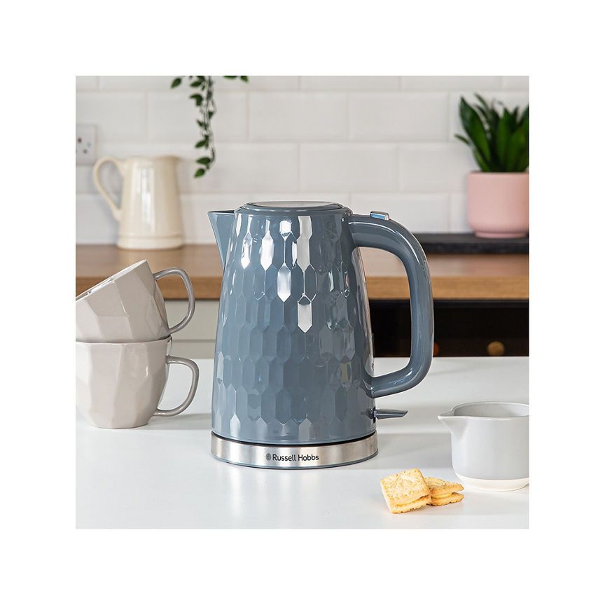 Russell Hobbs Honeycomb Grey Kettle 26053