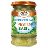 Sacla Reduced Fat Basil Pesto 190g